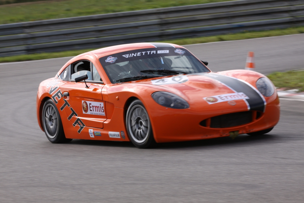 Ginetta G40 prøver den danske asfalt
(Foto: Gripping Media)